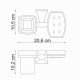 Wern K-2526 Держатель стакана и мыльницы WasserKRAFT