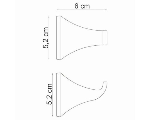 Wern K-2523 Крючок WasserKRAFT