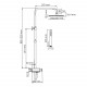 A114.255.217.CB Thermo Душевой комплект с термостатическим смесителем WasserKRAFT