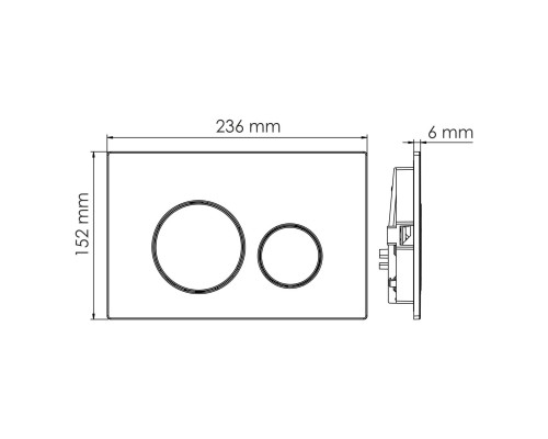 Aller 10TLT.010.ME.MG02 Система инсталляции для унитазов WasserKRAFT