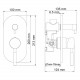 Main 4141 Смеситель для ванны и душа WasserKRAFT