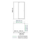 Aula 11P20 Душевой уголок WasserKRAFT 90x190x80