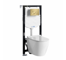 Аллер (Aller) 10TLT.010.ME.MG02.H002 Система инсталляции с унитазом WasserKRAFT