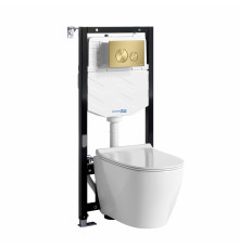 Аллер (Aller) 10TLT.010.ME.MG02.H002 Система инсталляции с унитазом WasserKRAFT