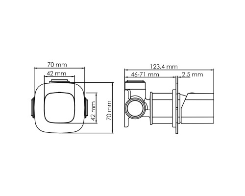 Naab 8651 Смеситель для душа WasserKRAFT