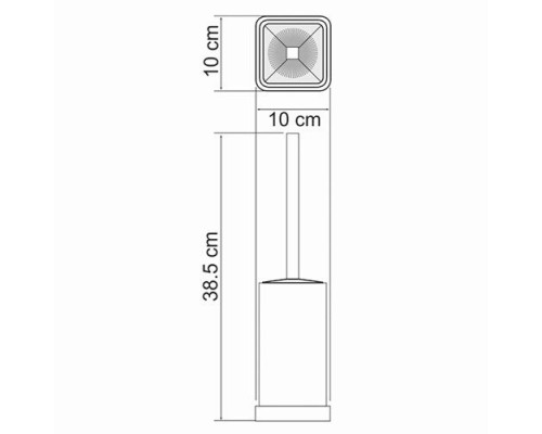 K-1037 Щетка для унитаза напольная WasserKRAFT