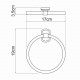 Одер (Oder) K-3060 Держатель полотенец WasserKRAFT