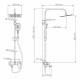BK27701BM Душевой комплект для набора WasserKRAFT