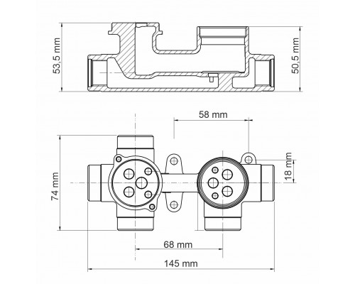 Aisch 5571 Смеситель для ванны и душа WasserKRAFT