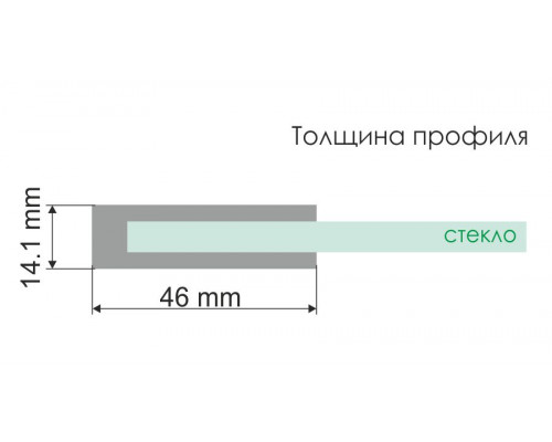 Аллер (Aller) 10H05L Душевая дверь WasserKRAFT