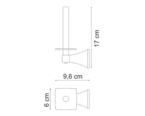 Wern K-2597 Держатель туалетной бумаги WasserKRAFT