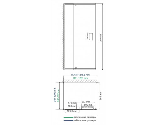 Berkel 48P26 Душевой уголок WasserKRAFT 120x200x100