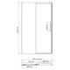 Dinkel 58R31 Душевая дверь WasserKRAFT 140x200