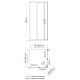 Lippe 45S02 Душевой уголок WasserKRAFT 80x185x80