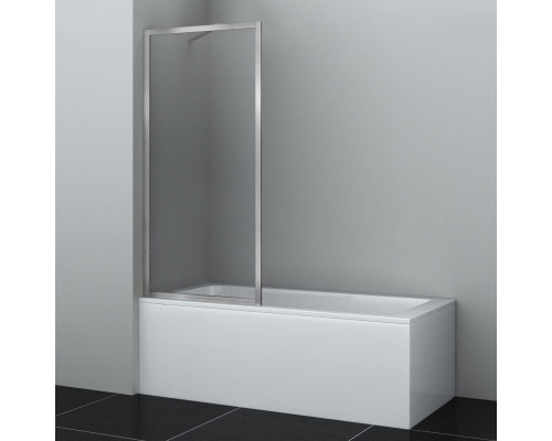 Abens 20W01-80 Brushed nickel Fixed Стеклянная шторка WasserKRAFT 80x160