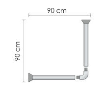 Динкель (Dinkel) SC-469090 Карниз для ванной WasserKRAFT