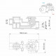 Aller 10641WHITE Смеситель для ванны и душа WasserKRAFT