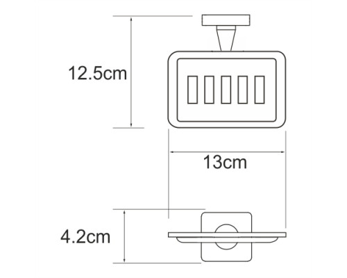 Dill K-3969 Мыльница решетка WasserKRAFT