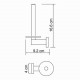 Липпе (Lippe) K-6597 Держатель туалетной бумаги WasserKRAFT