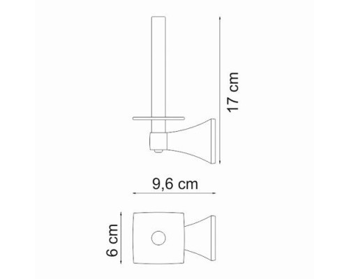 Wern K-2597 Держатель туалетной бумаги WasserKRAFT