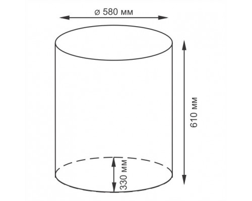Dill WB-611-L Плетеная корзина для белья WasserKRAFT