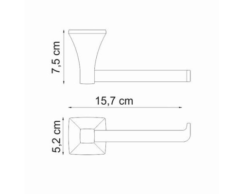 Wern K-2596 Держатель туалетной бумаги WasserKRAFT
