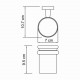 Липпе (Lippe) K-6528 Подстаканник одинарный WasserKRAFT