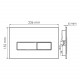 Aller 10TLT.010.ME.WH03 Система инсталляции для унитазов WasserKRAFT
