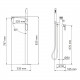 Dinkel 5821 Напольный смеситель для ванны WasserKRAFT