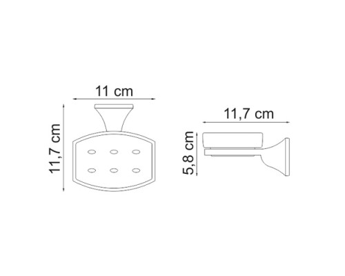 Wern K-2529 Мыльница WasserKRAFT