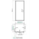 Salm 27I02 Душевой уголок WasserKRAFT 80x200x80