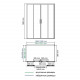 Lippe 45S48 Душевой уголок WasserKRAFT 150x190x90