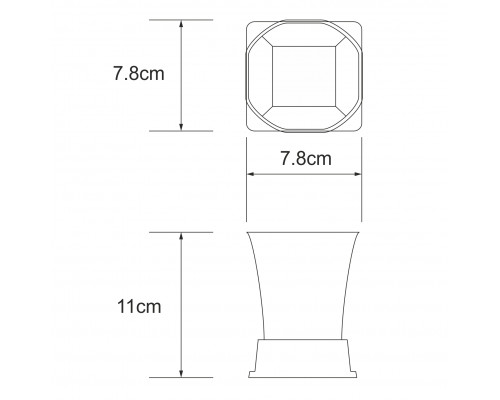Amper K-5428BLACK Стакан для зубных щеток WasserKRAFT