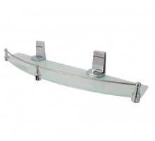 Lopau K-6044 Полка стеклянная с бортиком WasserKRAFT