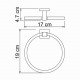 Lippe K-6560 Держатель полотенец WasserKRAFT