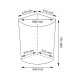 Salm WB-270-L Плетеная корзина для белья с крышкой WasserKRAFT