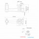 Sauer 7130 Встраиваемый смеситель для раковины WasserKRAFT