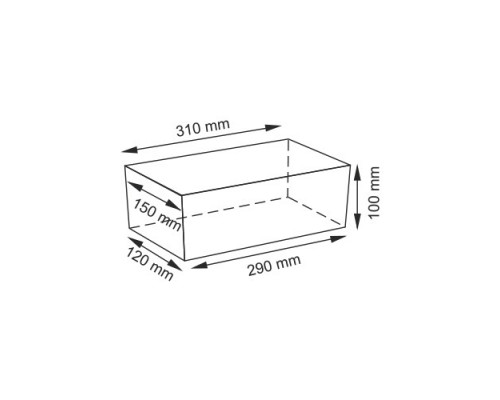 Lossa WB-120-S Плетеная корзина WasserKRAFT