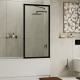 Abens 20W01-80 Matt black Fixed Стеклянная шторка WasserKRAFT 80x160
