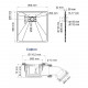 Elbe 74T02 Душевой поддон WasserKRAFT 80x2,6x80