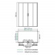 Lippe 45S54 Душевой уголок WasserKRAFT 170x190x90