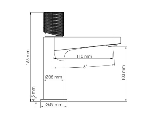 Tauber 6403 Смеситель для умывальника WasserKRAFT