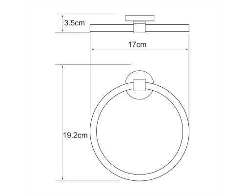 Rhein K-6260 Держатель полотенец WasserKRAFT