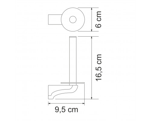 Каммель (Kammel) K-8397 Держатель туалетной бумаги WasserKRAFT