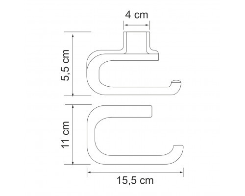 Каммель (Kammel) K-8396W Держатель туалетной бумаги WasserKRAFT