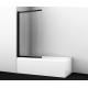 Dill 61S02-100 WasserSchutz Стеклянная шторка на ванну WasserKRAFT 100x140
