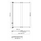Dill 61S02-100 WasserSchutz Стеклянная шторка на ванну WasserKRAFT 100x140