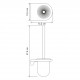 Каммель (Kammel) K-8327W Щетка для унитаза подвесная WasserKRAFT