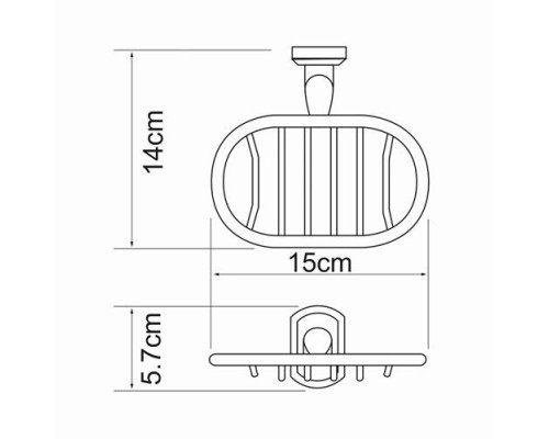 Oder K-3069 Мыльница решетка WasserKRAFT
