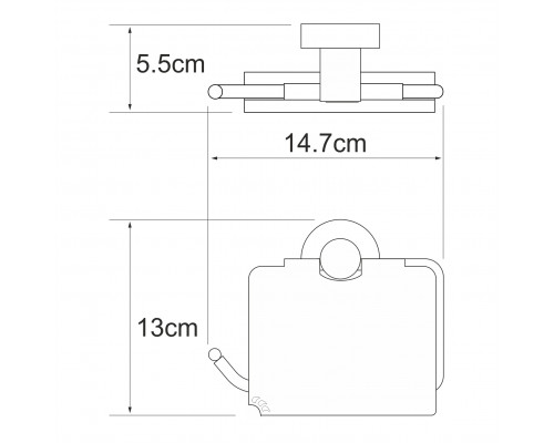 Изен (Isen) K-4025 Держатель туалетной бумаги WasserKRAFT